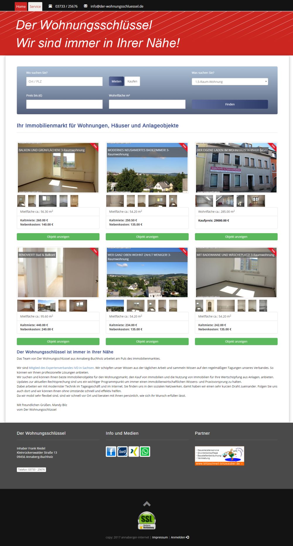2017-DerWohnungsschluesselFrankRiedelAnnabergBuchholzErzgebirge